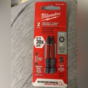 Milwaukee
IMPACT TORX POWER BITS